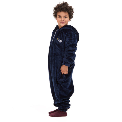 Snuggs Kids Blanket Onesie Dark Blue هلال رمضان